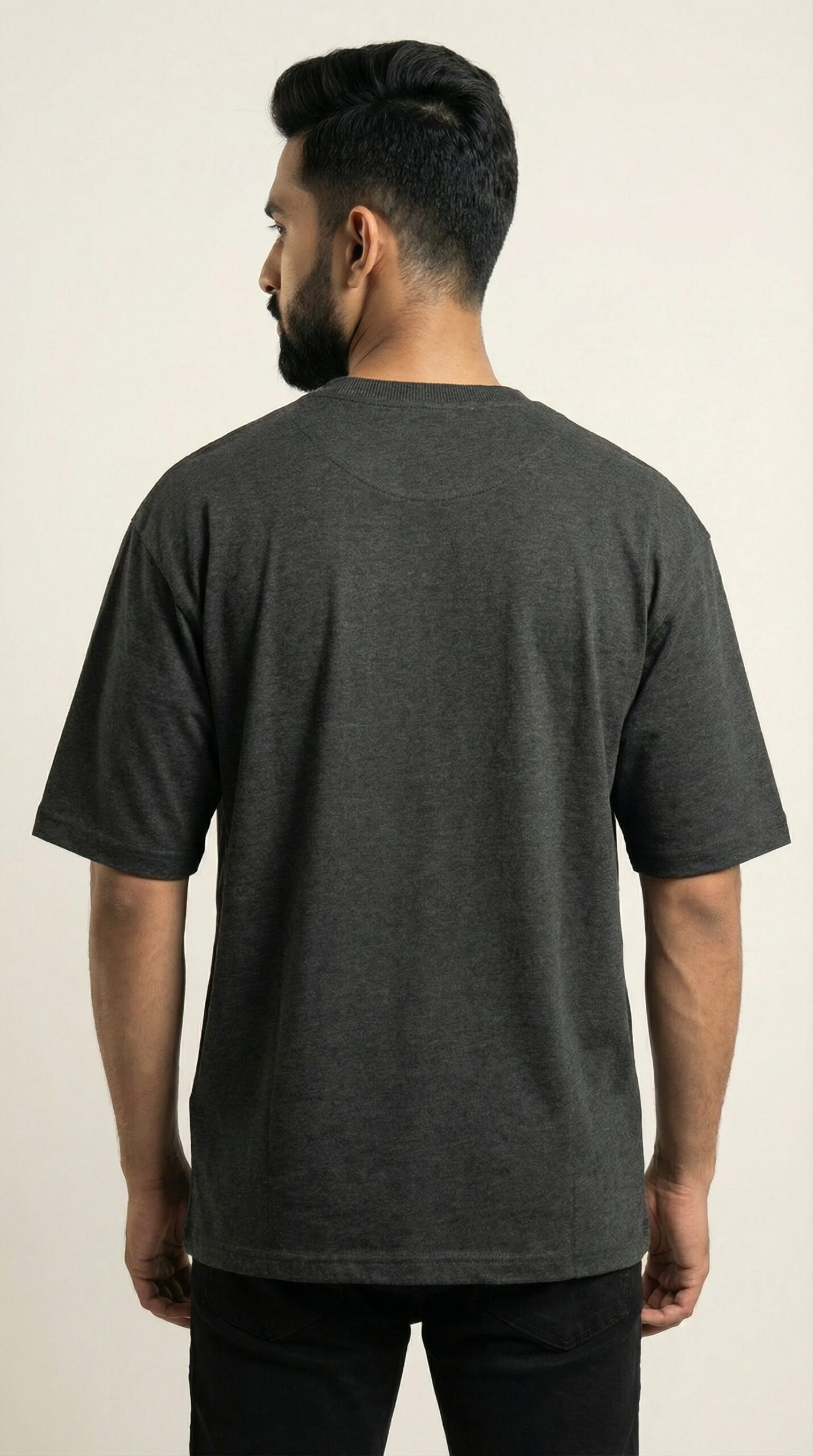 Derin Flex Anime Gray T-Shirt - Image 4
