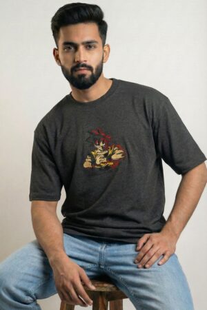 Derin Flex Anime Gray T-Shirt
