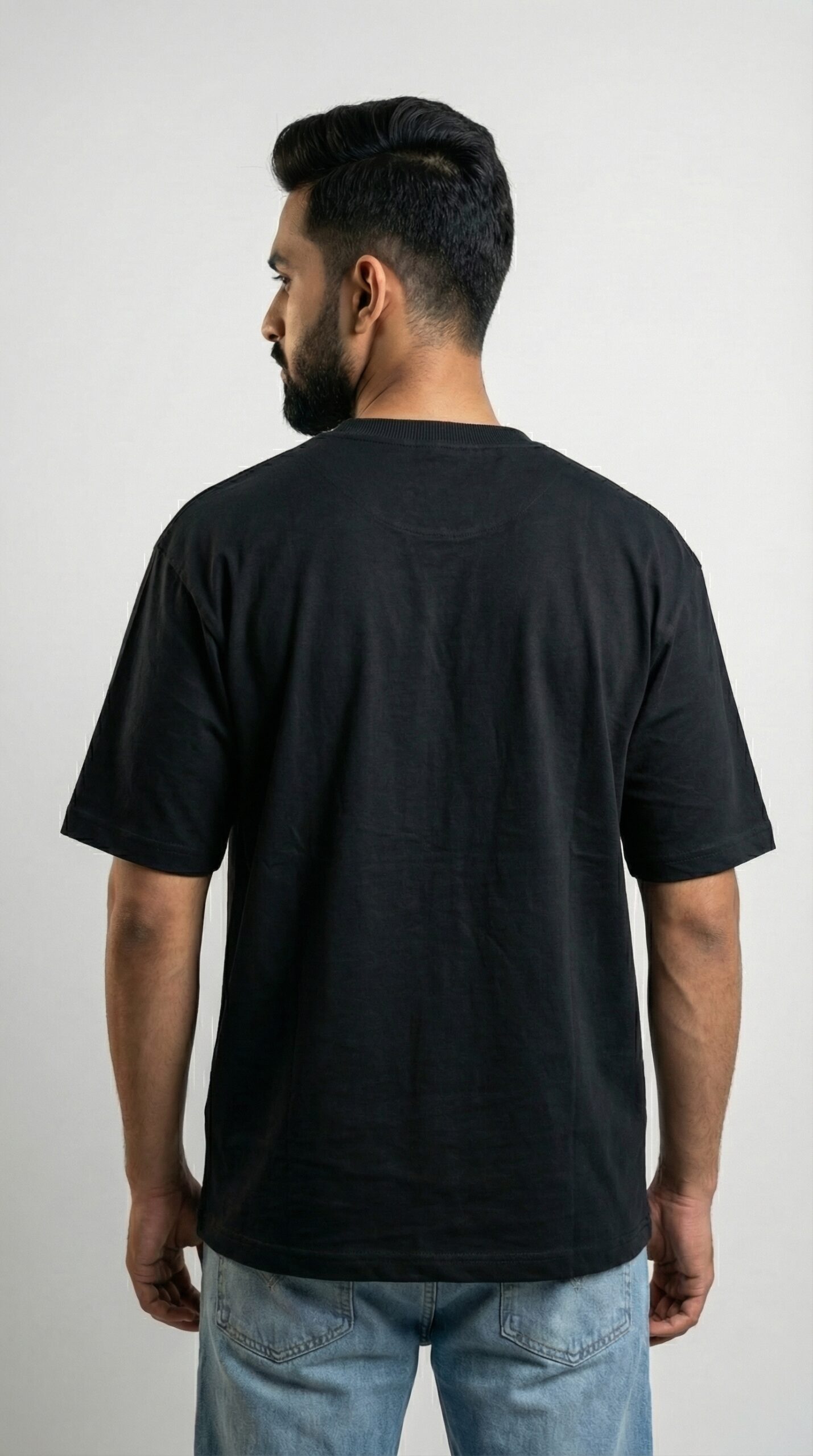 Derin Flex Comic Character Black T-Shirt - Image 5